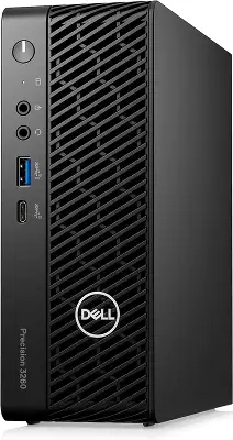 ПК Dell Precision 3260 Compact i7 13700 (2.1) 32Gb SSD1Tb RTX3000 6Gb CR Windows 11 Pro 64 GbitEth 240W мышь клавиатура черный (3260-7241)