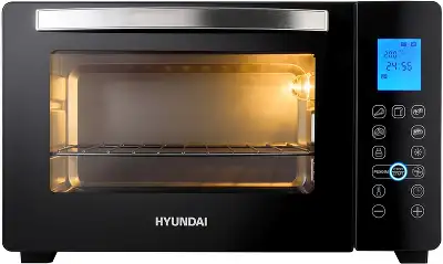 Мини-печь Hyundai MIO-HY096 28л. 1600Вт черный
