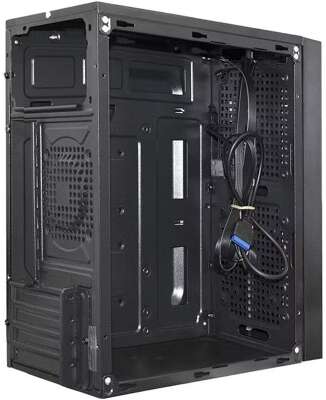 Корпус MINITOWER mATX W/PSU 2xUSB+USB3.0 HD аудио черный с RGB подсветкой mEVO-9302 EX287882RUS EXEGATE