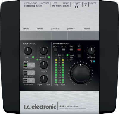 Внешняя звуковая карта (FireWire) TC Electronic Konnekt 6