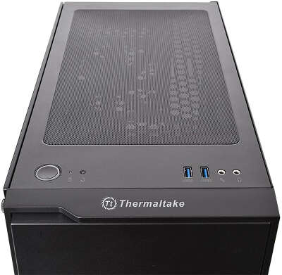 Корпус Thermaltake H100 TG, черный, ATX, Без БП (CA-1L4-00M1WN-02)