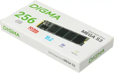 Накопитель SSD Digma PCIe 3.0 x4 256GB DGSM3256GS33T Mega S3 M.2 2280