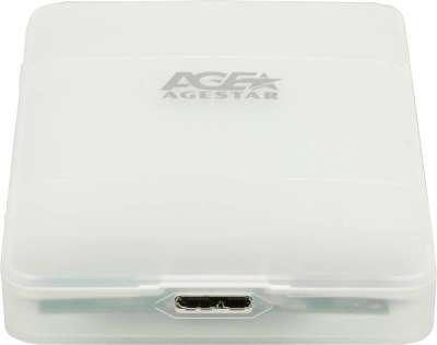 Внешний корпус для HDD AgeStar 3UBCP3 SATA пластик белый 2.5"