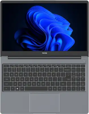 Ноутбук Tecno MegaBook K15SDA Ryzen 5 7430U 16Gb SSD512Gb AMD Radeon Graphics 15.6" IPS WUXGA (1920x1200) Windows 11 Home grey WiFi BT Cam 6060mAh (71003300493)