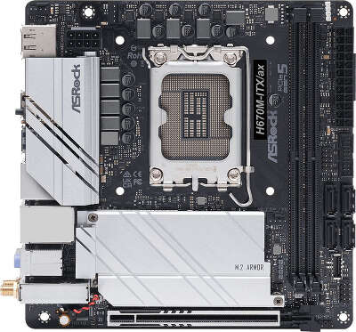 Материнская плата mini-ITX LGA1700 ASRock H670M-ITX/AX