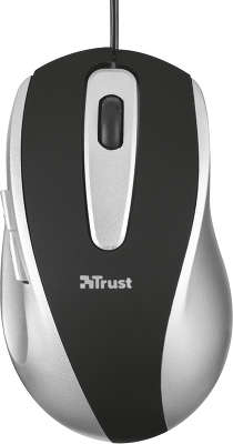 Мышь USB Trust EasyClick Mouse Silver/black