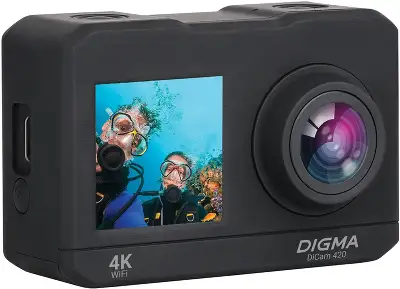 Экшн-камера Digma DiCam 420 черный