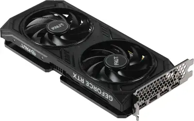 Видеокарта Palit PCI-E 4.0 PA-RTX4060 DUAL OC NVIDIA GeForce RTX 4060 8Gb 128bit GDDR6 1830/17000 HDMIx1 DPx3 HDCP Ret