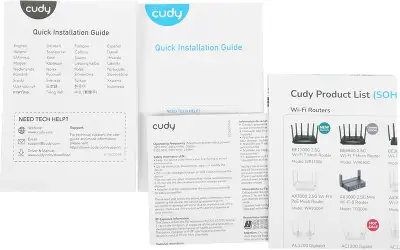 Бесшовный Mesh роутер Cudy M1200 (M1200(3-PACK)) AC1200 10/100BASE-TX белый (упак.:3шт)