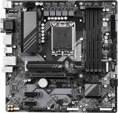 Материнская плата GIGABYTE B760M DS3H, LGA1700, B760, 4*DDR5, 4*SATA, 2*M.2, 3*USB 3.2, 2*USB 2.0, Type-C, 1*PCIx16, 2*PCIx1, D-Sub+HDMI+2*DP ,mATX