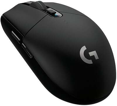 Мышь игровая Logitech G305 Lightspeed Black |910-005282| черная, 200-12000dpi, беспроводная 2.4GHz, |910-005282| USB приемник LIGHTSPEED™, 5 программируемых кнопок, под обе руки (077829) {4}