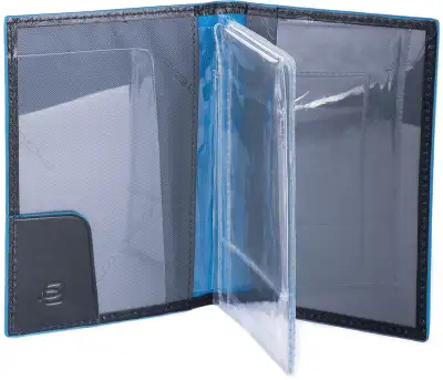 Обложка для документов Piquadro Blue Square PP5256B2/BLU2 синий натур.кожа