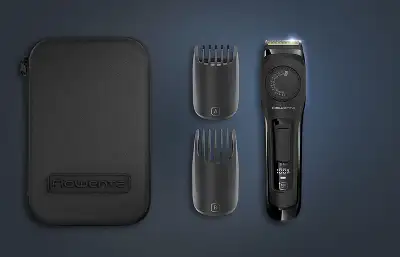 Триммер Rowenta Expert TN3841F4 черный (насадок в компл:2шт)
