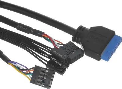 Корпус Accord JP-X черный без БП ATX 6x120mm 2xUSB2.0 1xUSB3.0 audio bott PSU