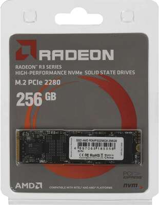 Твердотельный накопитель SSD AMD Radeon R3 Series M2.2280 256GB