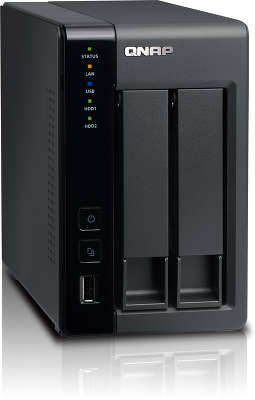 Сетевое хранилище QNAP TS-219P2 (без ж,д)