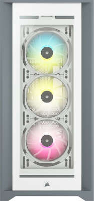 Корпус Corsair iCUE 5000X RGB, белый, ATX, Без БП (CC-9011213-WW)
