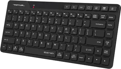 Клавиатура A4Tech Fstyler FBK26C AS черный USB беспроводная BT/Radio slim Multimedia (FBK26C AS)