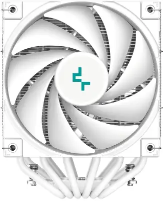 Устройство охлаждения(кулер) Deepcool AK620 Digital Soc-AM5/AM4/1200/1700/1851 белый 4-pin 28dB Al+Cu LCD 260W 1486gr Ret (R-AK620-WHADMN-G)