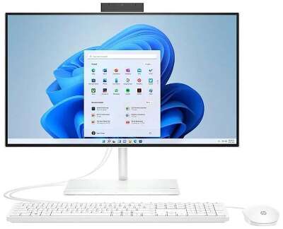 Моноблок HP 24-cb1102ci 23.8" FHD i5-1235U 1.3 ГГц/8/512 SSD/WF/BT/Cam/Kb+Mouse/W11,белый (6M7X3EA#UUQ)