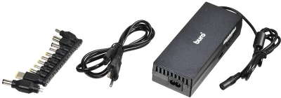 Блок питания Buro BUM-1129М120 ручной 120W 12V-24V 11-connectors 1 USB 1A от бытовой электросети