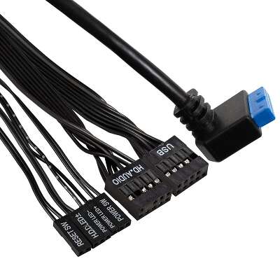 Корпус ExeGate FL-102-TPS400, черный, Mini-ITX, 400W (EX294021RUS)