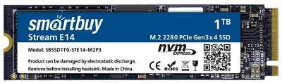 Smartbuy M.2 SSD 1Tb Stream E14 SBSSD512-STE14-M2P3 NVMe PCIe3 