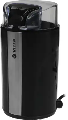 Кофемолка Vitek VT-8366 400Вт сист.помол.:ротац.нож вместим.:70гр черный