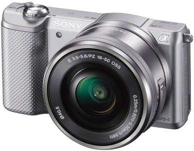 Цифровая фотокамера Sony Alpha 5000 Kit (16-50 мм) Silver