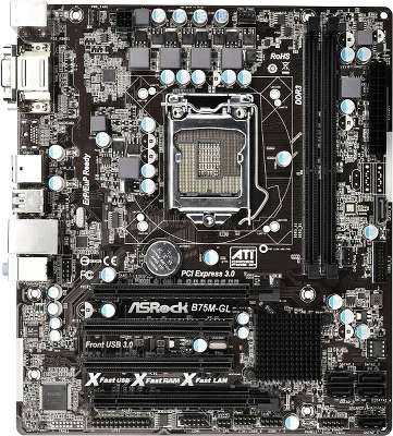 Мат. плата ASRock ASR-B75M-GL/BULK