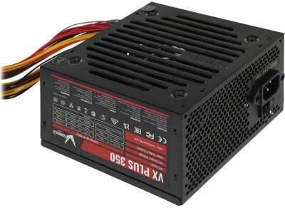 Блок питания FORMULA (AEROCOOL) 350W VX PLUS 350 (ATX, 20+4P, 2хMolex, 2xSATA, 120mm fan) (VX PLUS 350 (F))