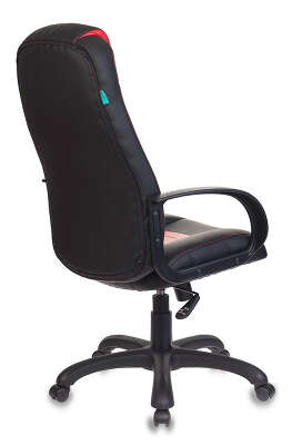Кресло игровое Бюрократ VIKING-8/BL+RED черный/красный искусственная кожа