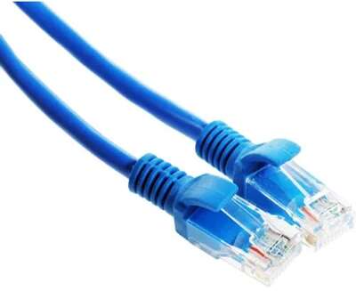 Патч-корд UTP Cablexpert PP12-10M/B кат.5e, 10м, литой, многожильный (синий)