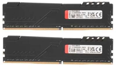 Kingston DDR4 DIMM 32GB Kit 2x16Gb KF432C16BBK2/32 PC4-25600, 3200MHz, CL16