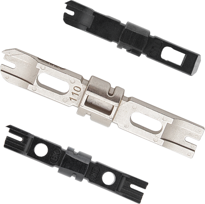 Нож-вставка NIKOMAX для заделки витой пары в кроссы типа 66/88/110, крепление Twist-Lock, черная