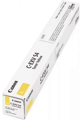 Canon C-EXV54Y Тонер-картридж для Canon iR ADV C3025/C3025i (8500 стр.), жёлтый [1397C002]