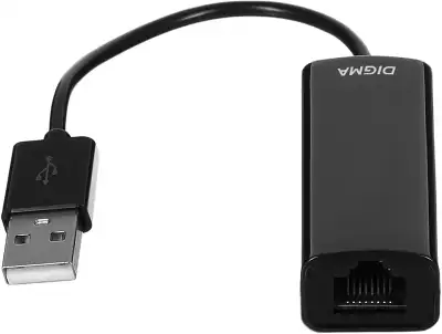 Сетевой адаптер Fast Ethernet Digma D-USB2-LAN100 USB 2.0