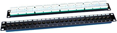 Патч-панель Hyperline PP3-19-24-8P8C-C5E-110D 19" 1U 24xRJ45 кат.5e UTP