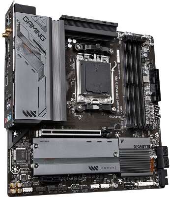 Gigabyte B650M GAMING X AX {Socket AM5, AMD B650, 4xDDR5-5200, HDMI+DP+DP, 1xPCI-Ex16, 1xPCI-Ex1, 4xSATA3(RAID 0/1/10), 2xM.2, 8 Ch Audio, 2.5GLan, WiFi, (4+4)xUSB2.0, (3+2)xUSB3.2, (1+1)xUSB3.2 Type}