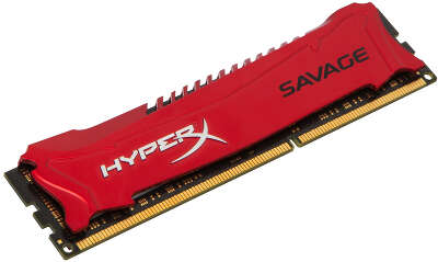 Память Kingston HyperX DDR-III 4GB (PC3-19200) 2400MHz Memory Red Series CL11 Intel XMP [HX324C11SR/4]