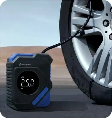 Автомобильный компрессор Neoline Dela S 23л/мин шланг 0.54м