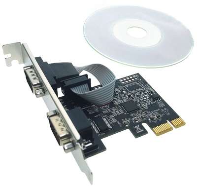 Espada Контроллер PCI-E, 2S port, AX99100, (PCIe2SAX) (45805)