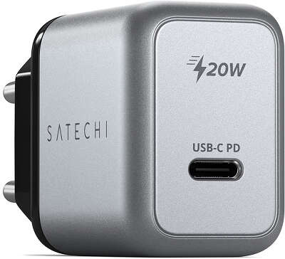 Зарядное устройство Satechi 20W USB-C PD Wall Charger, Space Grey [ST-UC20WCM-EU]
