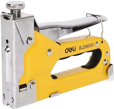 Мебельный степлер Deli DL238003 для скоб 4-14мм D-типа, регулировка удара