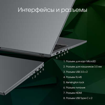 Ноутбук Digma Pro Fortis M 15.6" FHD IPS i5 10210U/8/512 SSD/W11Pro