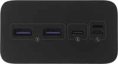 Мобильный аккумулятор Romoss PEA40 Pro 40000mAh QC3.0/PD3.0 65W 3A 2xUSB-A/USB-C черный (6936857201076)