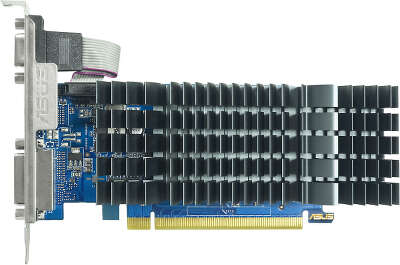 Видеокарта ASUS NVIDIA nVidia GeForce GT 710 GT710-SL-2GD3-BRK-EVO 2Gb DDR3 PCI-E DVI, HDMI