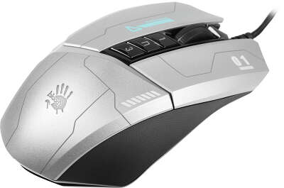 Мышь A4Tech Bloody W60 Max Gun серый/черный оптическая 10000dpi USB 10but