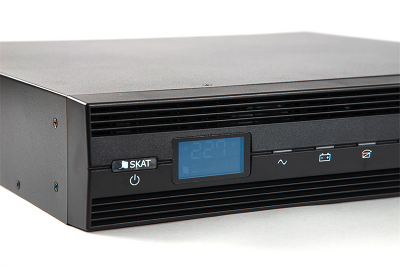 Источник бесперебойного питания (9909) Бастион SKAT-UPS 3000ВА/2700Вт RACK 2U/On-Line/6хБезАКБ(40-120Ач)/220В/SNMP slot/ 5 л.г./МПТ