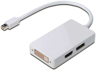 Адаптер Digitus Mini Displayport to DVI+HDMI+Display Port Adapter, 0,2 метра [AK-340509-002-W]